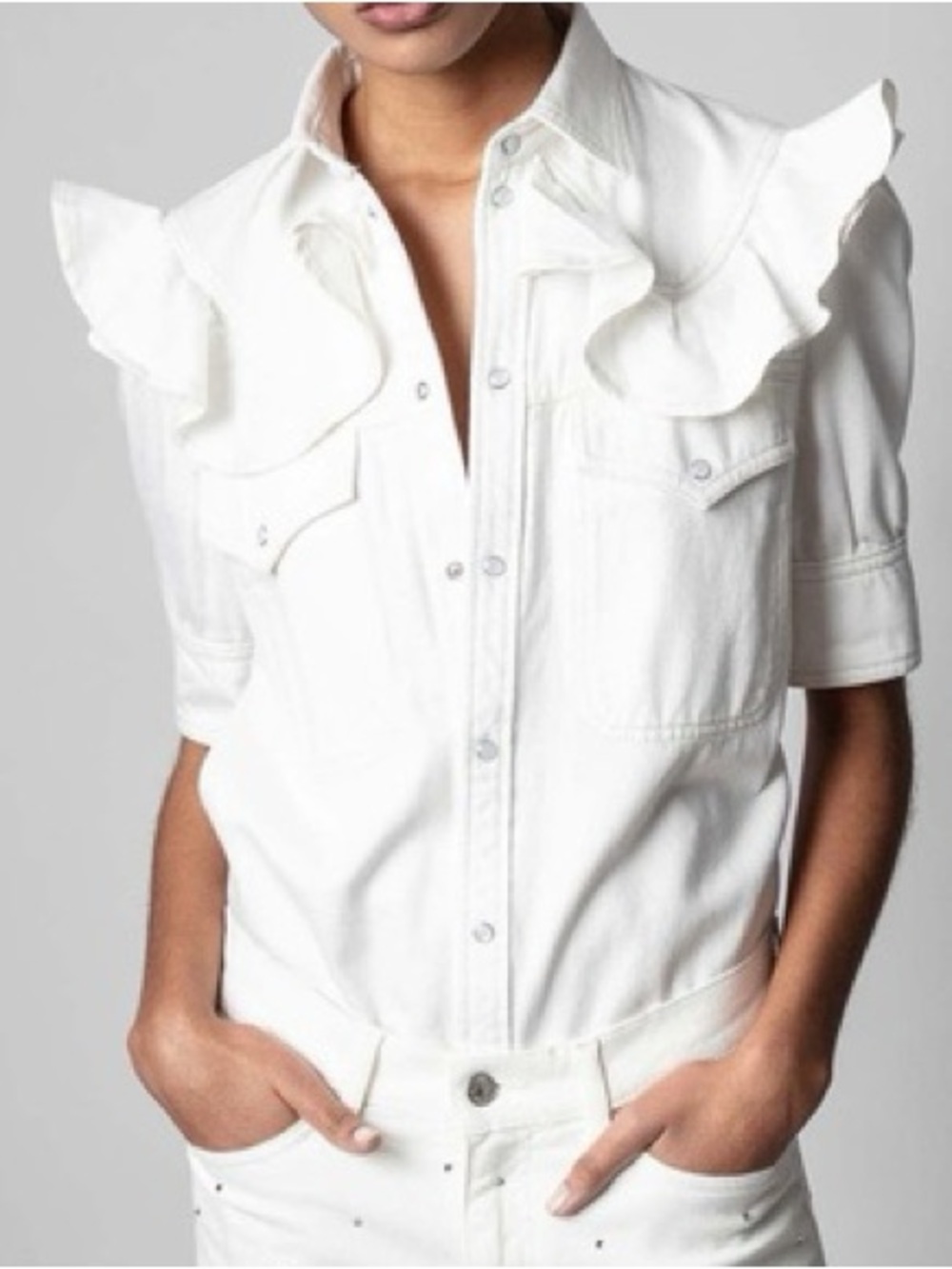 Zadig & Voltaire Toky Denim shirt medium
